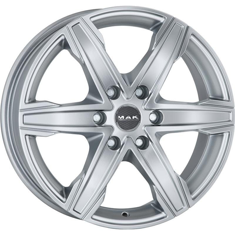 aCerchi in Lega MAK King6 Silver 6 fori 16\" 6.5X16 ET10 6x139.7