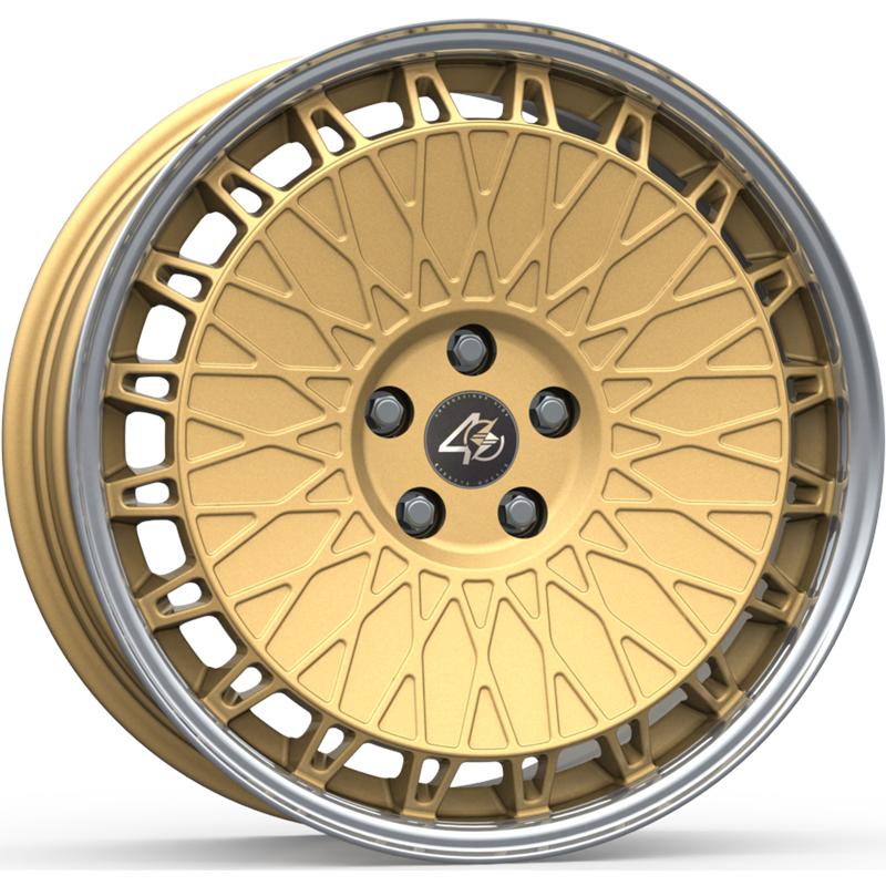 Cerchi in Lega ETA BETA Eb40 Matt Gold Lip Polish 5 fori 19\" 8.5X19 ET45 5x112