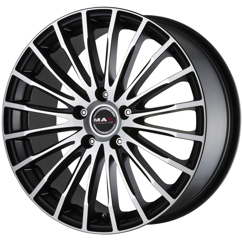 aCerchi in Lega MAK Fatale Ice Black 5 fori 17\" 7.5X17 ET30 5x112