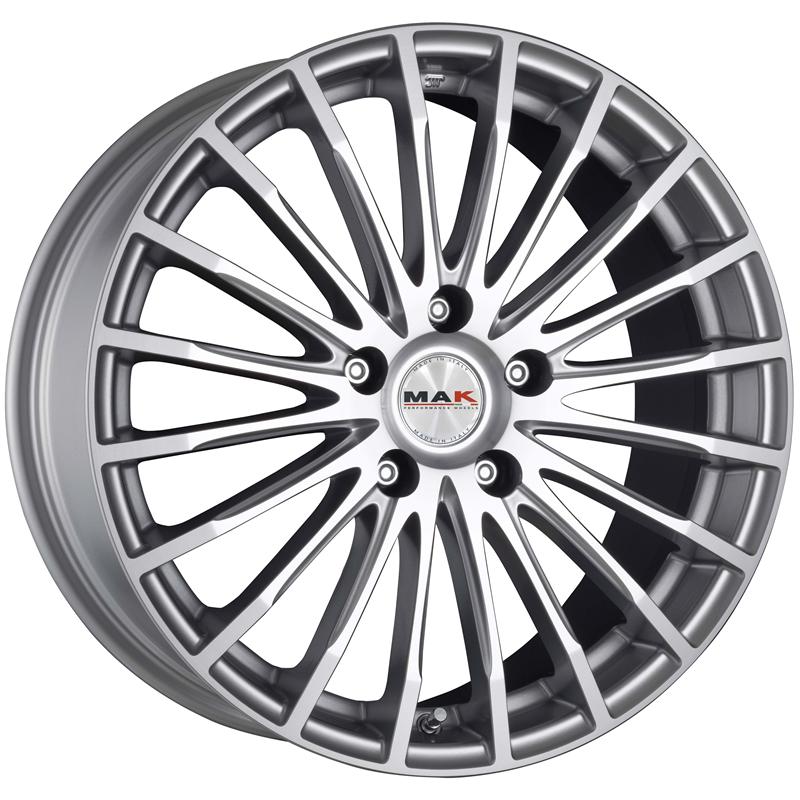 Cerchi in Lega MAK Fatale Silver 5 fori 17 7 5X17 ET43