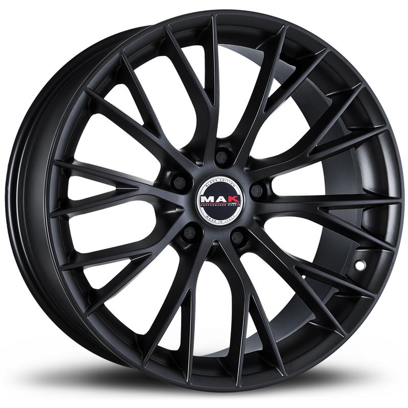 aCerchi in Lega MAK Munchen Matt Black 5 fori 17\" 8X17 ET20 5x120