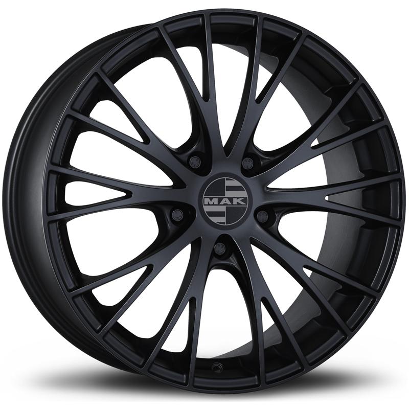 aCerchi in Lega MAK Rennen Matt Black 5 fori 19\" 8X19 ET33 5x110