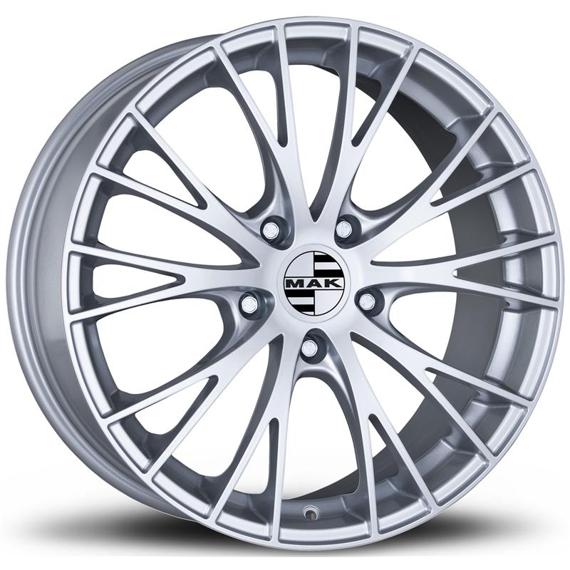 aCerchi in Lega MAK Rennen Silver 5 fori 19\" 8X19 ET33 5x110