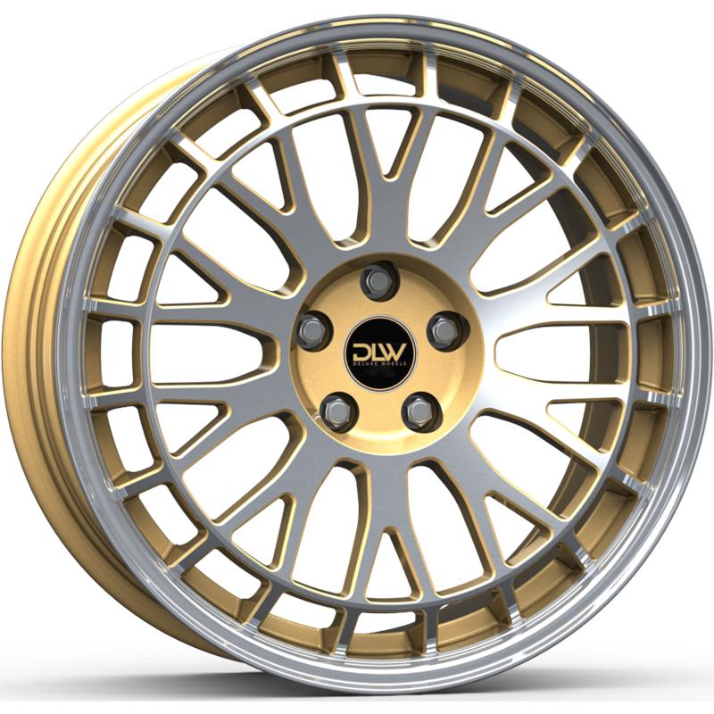 Cerchi in Lega ETA BETA Unit Shiny Gold Lip+face Polish 5 fori 19\" 8.5X19 ET50 5x112