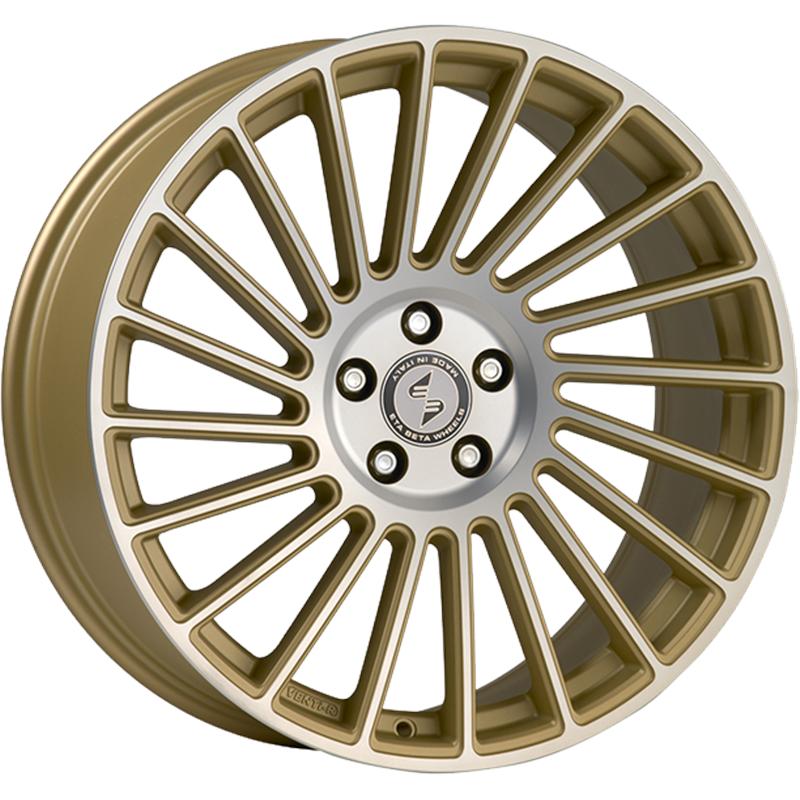 aCerchi in Lega ETA BETA VentI-R Matt Gold Full Polish 5 fori 19\" 8.5X19 ET25 5x108