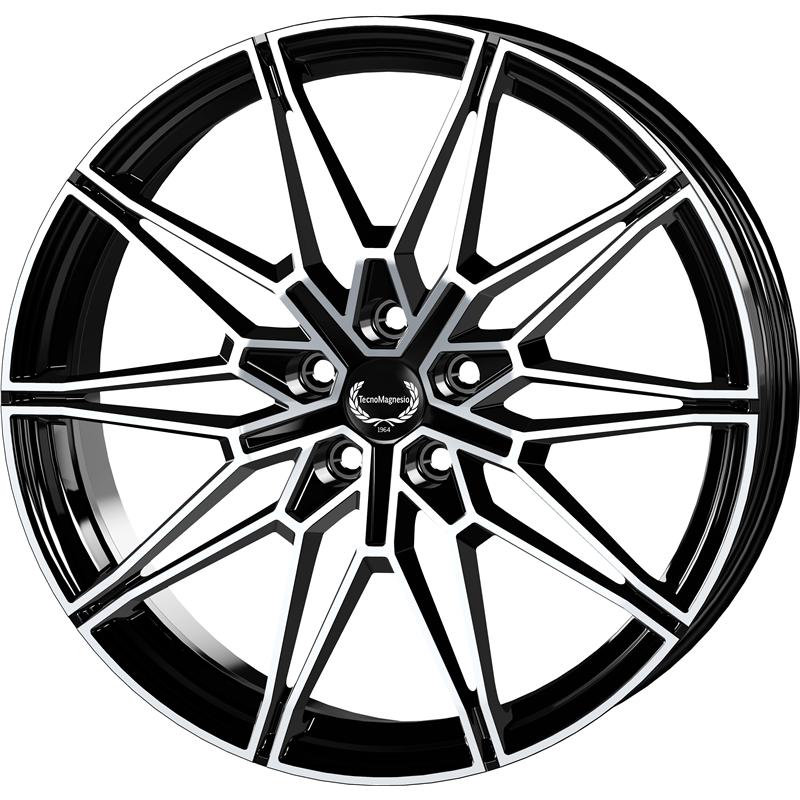 Cerchi in Lega TECNOMAGNESIO Tmg03 Black Mirror 5 fori 18\" 8X18 ET29.5 5x112