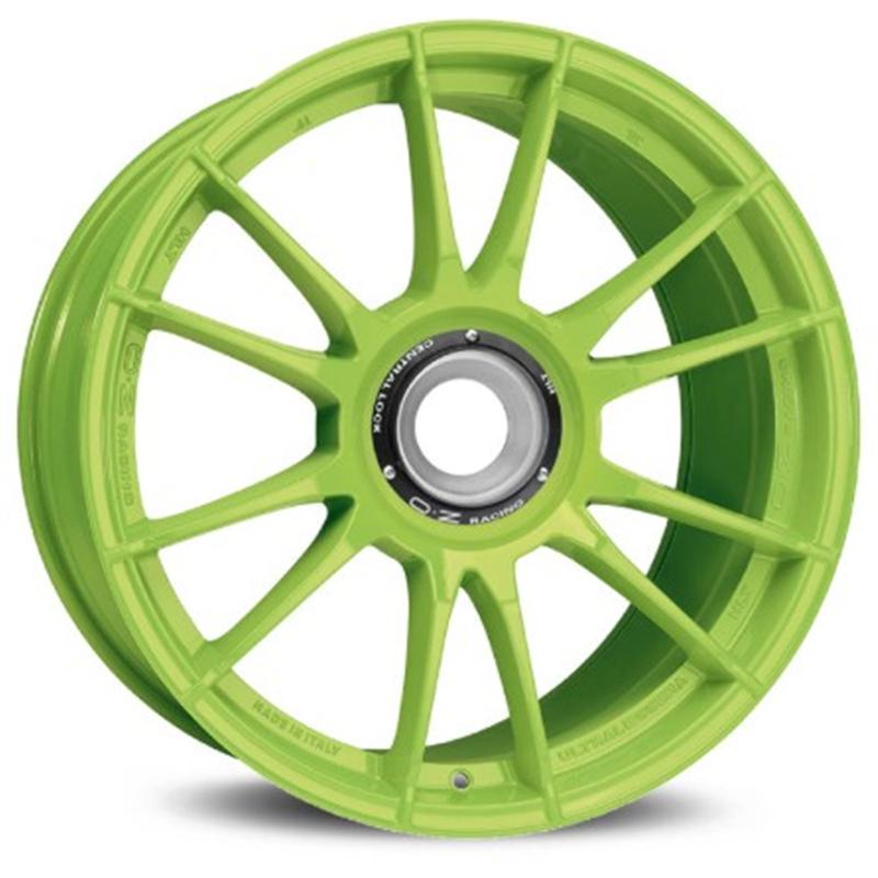 Cerchi in Lega OZ RACING Ultraleggera Hlt cl Acid Green 15 fori 19\" 8.5X19 ET53 15x130