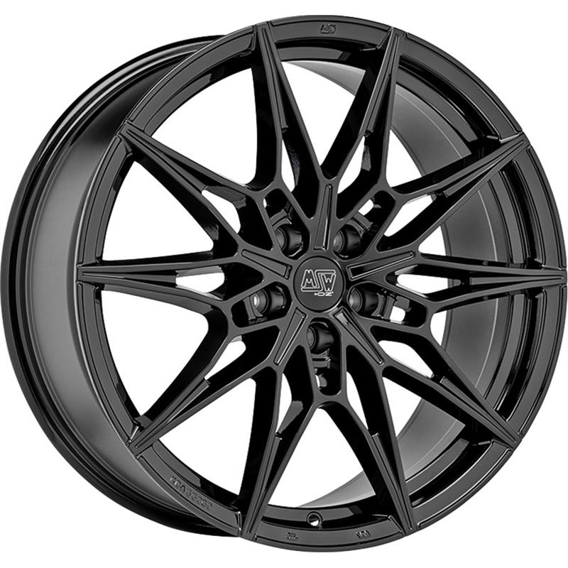 aCerchi in Lega MSW Msw 75 Glossy Black 5 fori 19\" 8.5X19 ET40 5x112