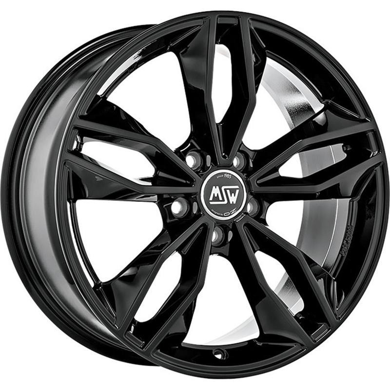 aCerchi in Lega MSW Msw 71 Glossy Black 5 fori 18\" 8X18 ET40 5x114.3