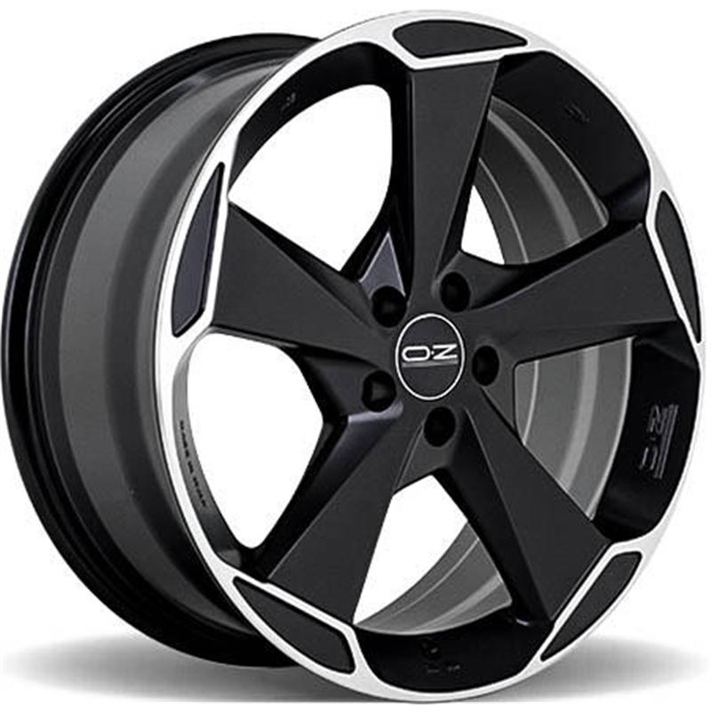 aCerchi in Lega OZ RACING Aspen Hlt Matt Black / DiamonD-Cut 5 fori 21\" 9X21 ET35 5x120