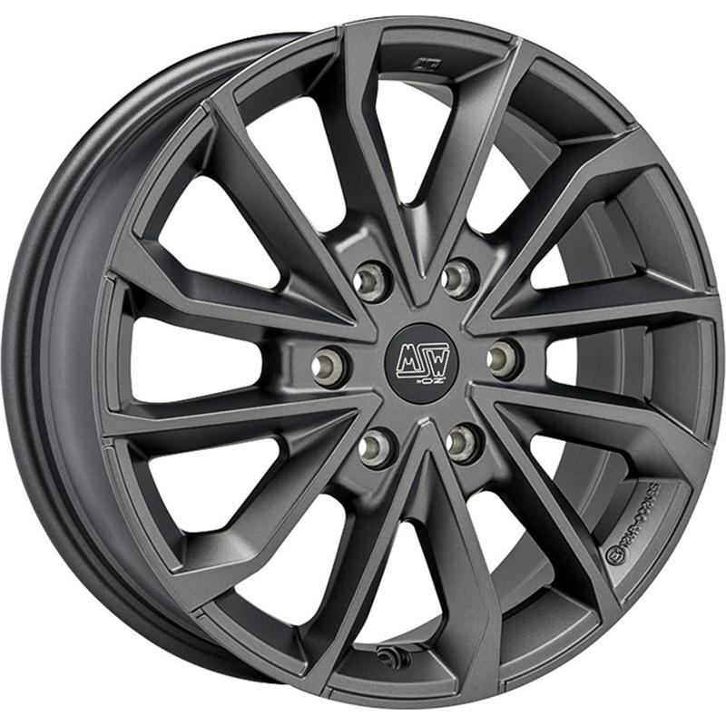 aCerchi in Lega MSW Msw 42 Van Matt Dark Grey 6 fori 17\" 6.5X17 ET54 6x130