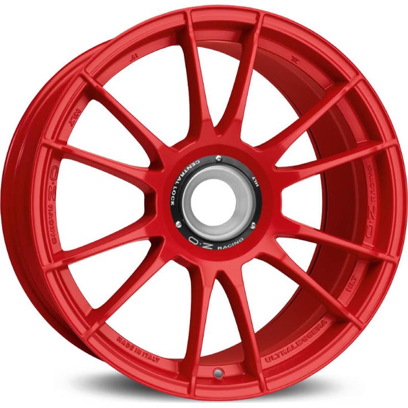 Cerchi in Lega OZ RACING Ultraleggera Hlt cl Red 15 fori 19\" 8.5X19 ET53 15x130