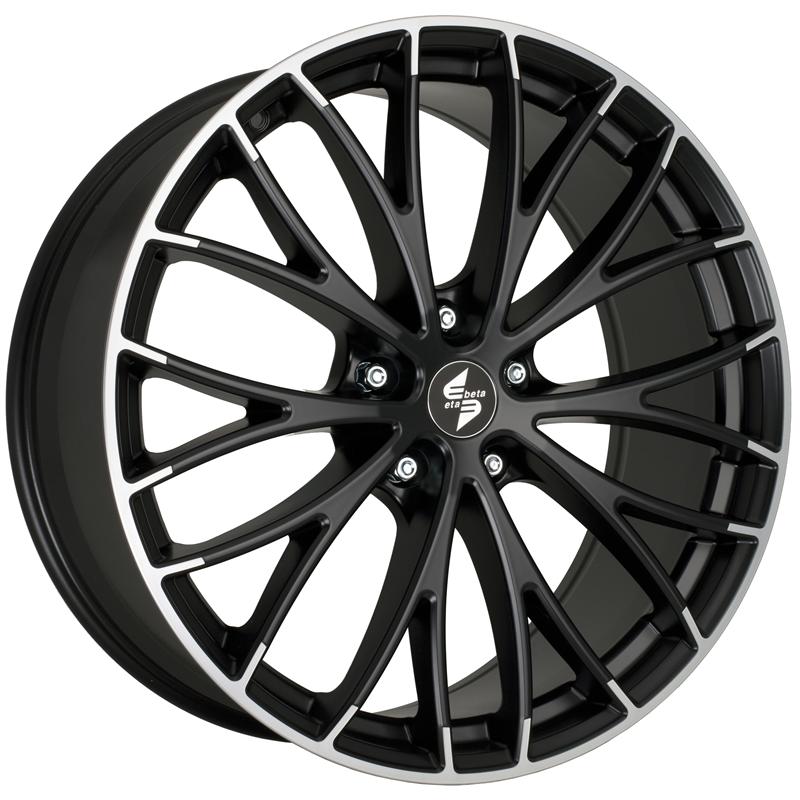 aCerchi in Lega ETA BETA PiumA-C Shiny Black Special Edition 5 fori 19\" 8.5X19 ET35 5x112