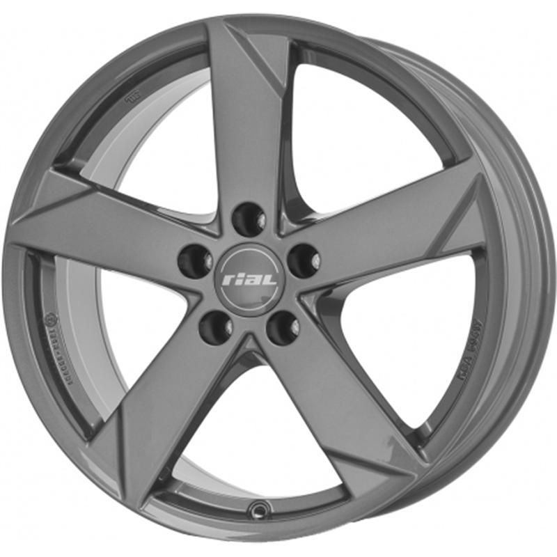 aCerchi in Lega RIAL Kodiak Graphit 5 fori 17\" 7.5X17 ET45 5x112