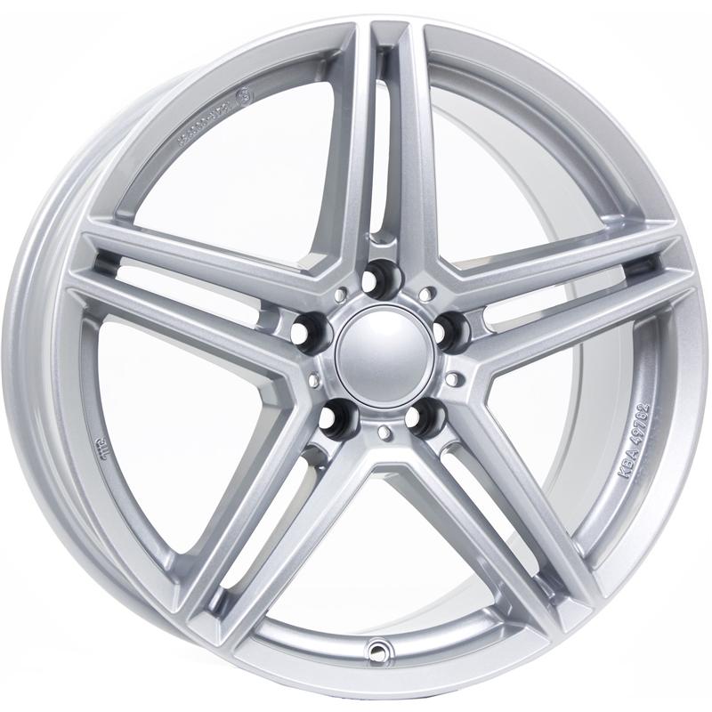 aCerchi in Lega RIAL M10 Polar Silber 5 fori 18\" 8X18 ET33 5x112