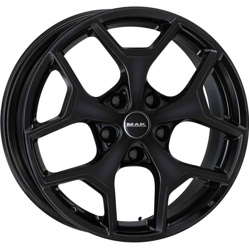 aCerchi in Lega MAK Liberty Glossy Black 5 fori 17\" 7.5X17 ET39 5x110