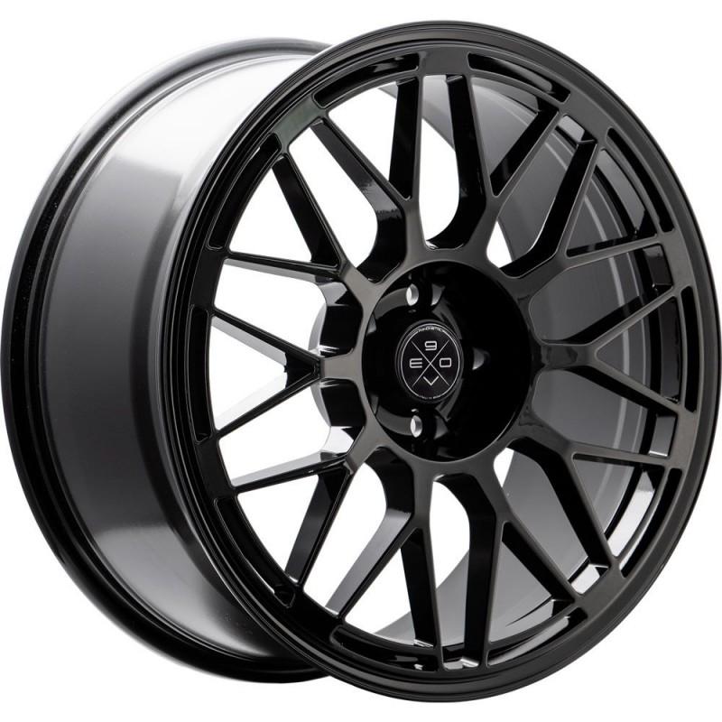 aCerchi in Lega FONDMETAL 9evo Glossy Black 5 fori 18\" 8X18 ET45 5x108