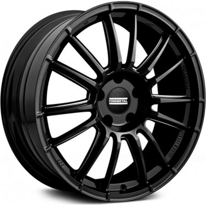 aCerchi in Lega FONDMETAL 9rr Matt Black 5 fori 19\" 9.5X19 ET35 5x112