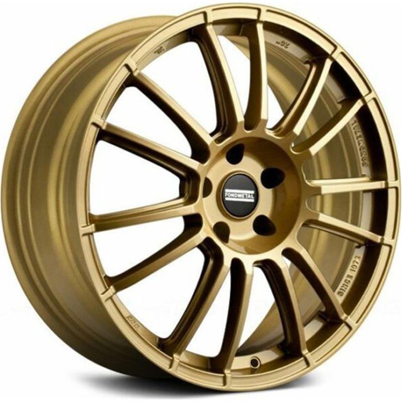 Cerchi in Lega FONDMETAL 9rr Glossy Gold 4 fori 17 7X17 ET40