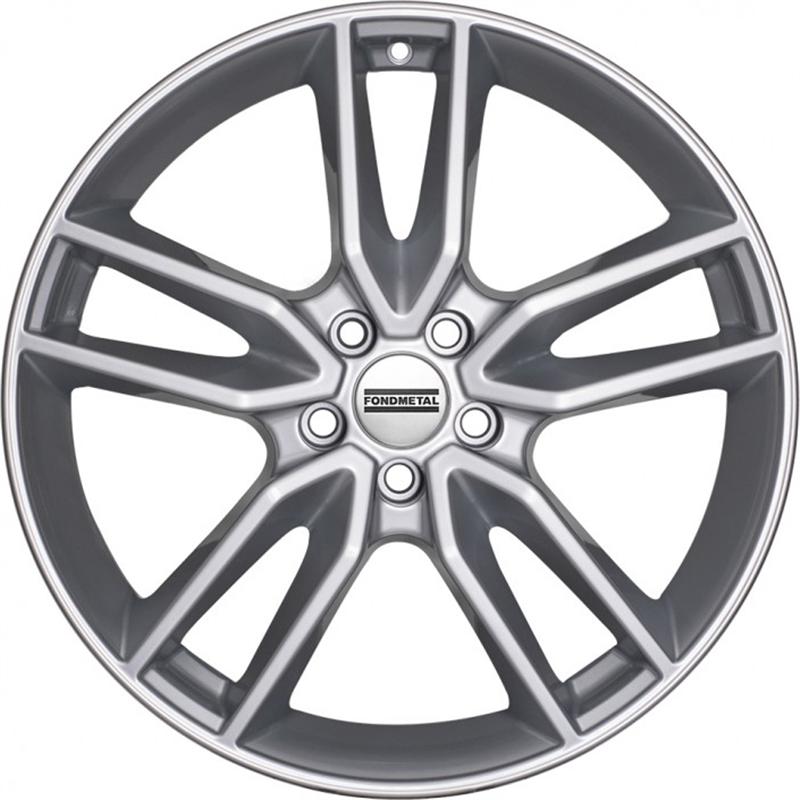 aCerchi in Lega FONDMETAL Koros Glossy Silver 5 fori 16\" 6.5X16 ET43 5x112