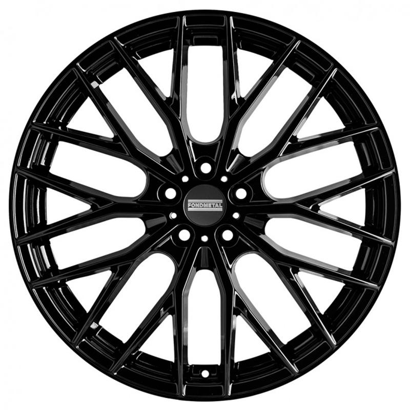 aCerchi in Lega FONDMETAL Makhai Glossy Black 5 fori 19\" 8.5X19 ET32 5x112