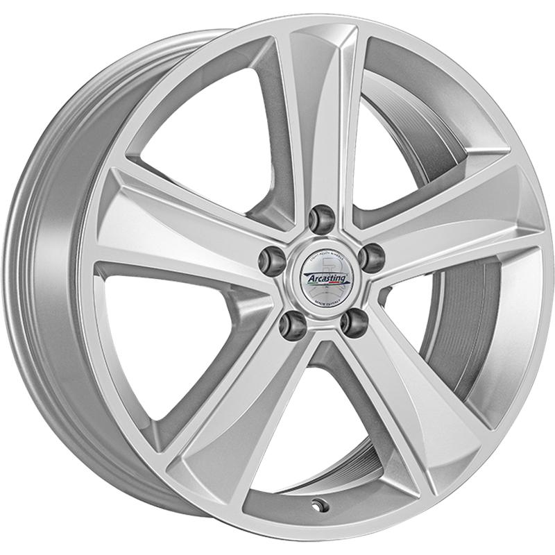 aCerchi in Lega ARCASTING Mammut5 Chrome Look 5 fori 18\" 7.5X18 ET45 5x112