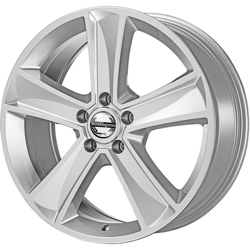 aCerchi in Lega TECNOMAGNESIO Big5 Chrome Look 5 fori 18\" 7.5X18 ET45 5x112