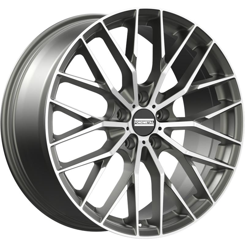 Cerchi in Lega FONDMETAL Makhai Glossy Titanium Machined 5 fori 20 9X20 ET33