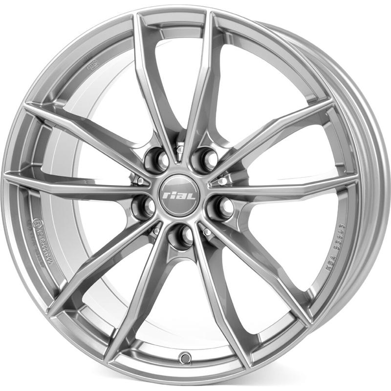 aCerchi in Lega RIAL X12 Metal Grey 5 fori 18\" 7.5X18 ET51 5x112