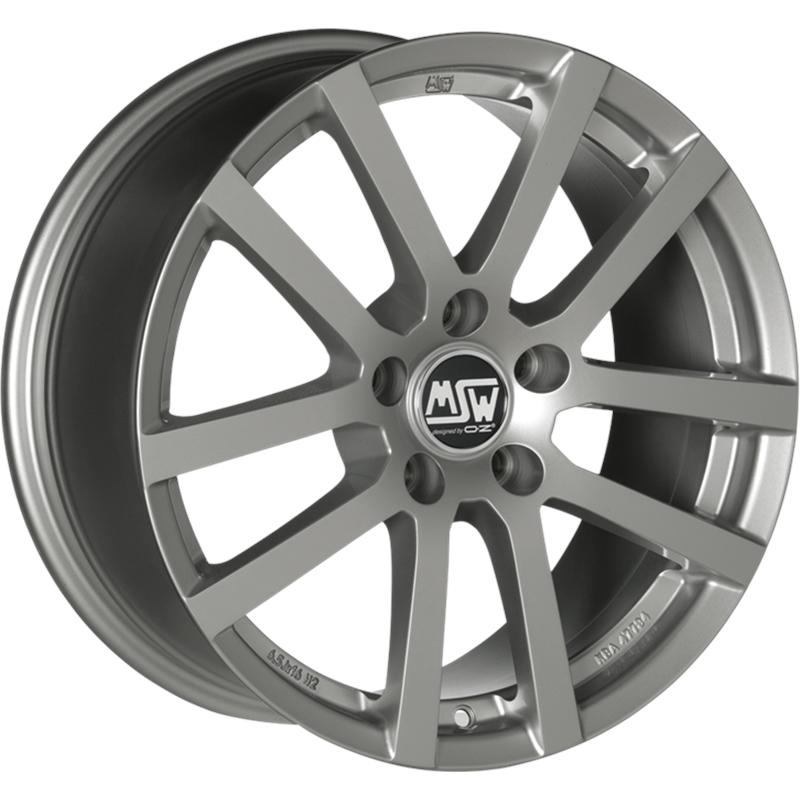 aCerchi in Lega MSW Msw 22 Gray Silver 4 fori 14\" 5.5X14 ET35 4x100