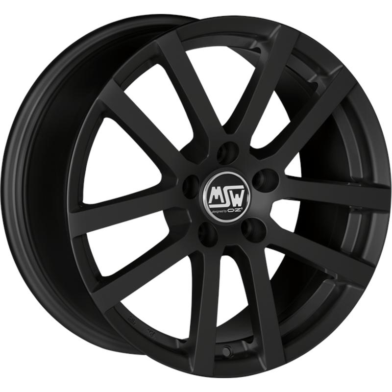 aCerchi in Lega MSW Msw 22 Matt Black 5 fori 15\" 6X15 ET38 5x100