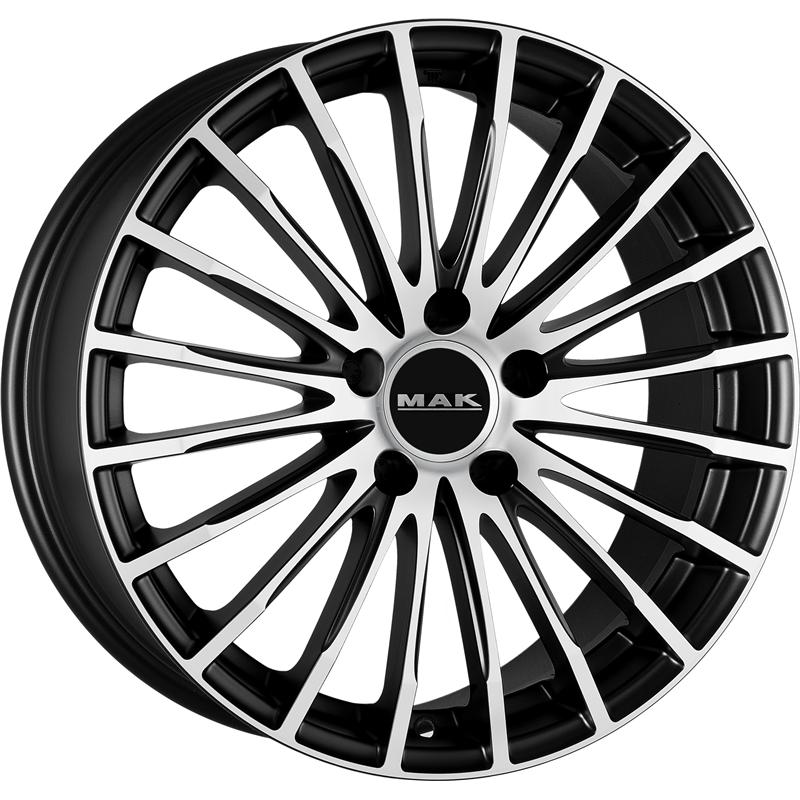 aCerchi in Lega MAK Starlight Ice Black 5 fori 17\" 7.5X17 ET30 5x112