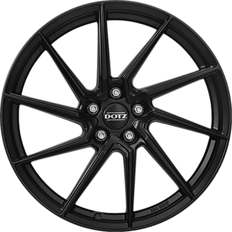 aCerchi in Lega DOTZ Spa Matt Black 5 fori 17\" 7.5X17 ET35 5x100