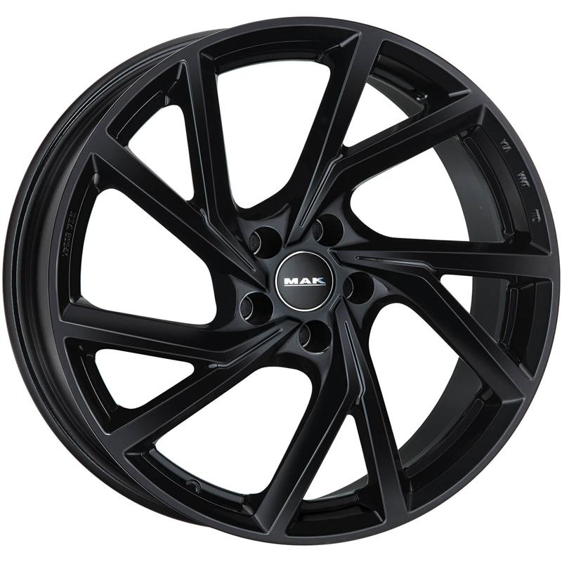 aCerchi in Lega MAK Kassel Glossy Black 5 fori 18\" 7.5X18 ET38 5x114.3