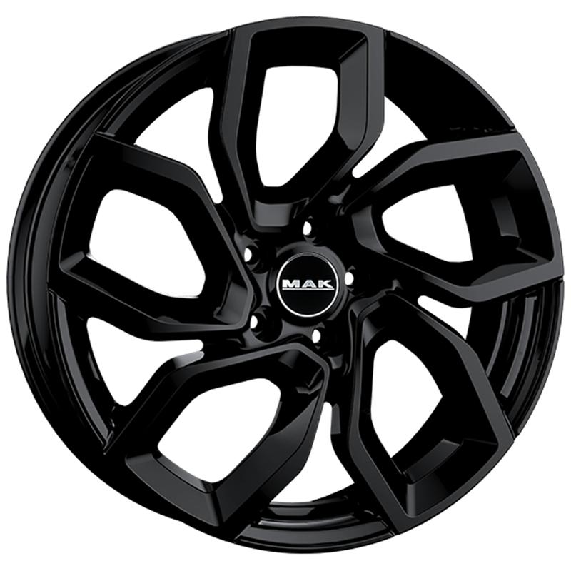 aCerchi in Lega MAK Apollo Glossy Black 5 fori 16\" 6.5X16 ET35 5x110