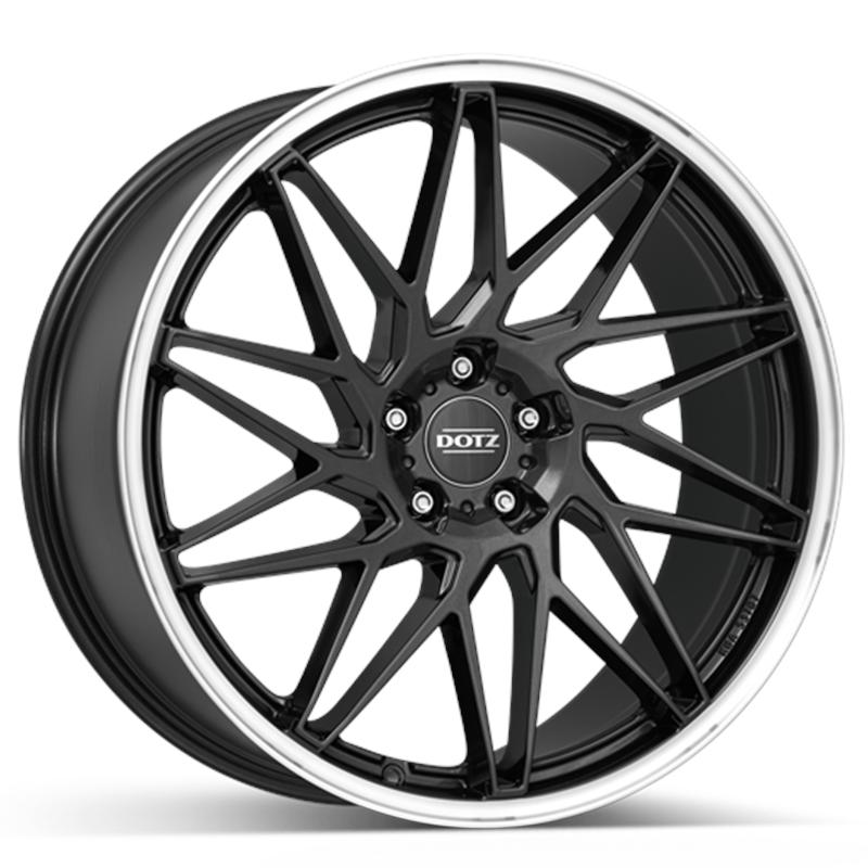 aCerchi in Lega DOTZ Tanaka Gunmetal Matt Polished Lip 5 fori 20\" 9X20 ET40 5x114.3