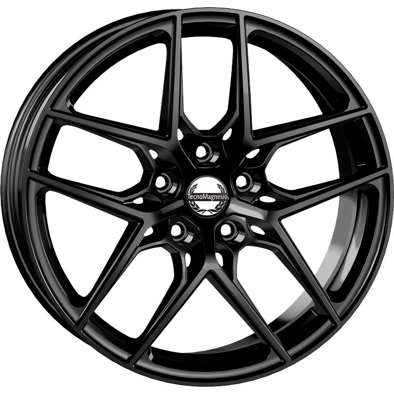 aCerchi in Lega TECNOMAGNESIO Vulcano Glossy Black 5 fori 17\" 7.5X17 ET30 5x110