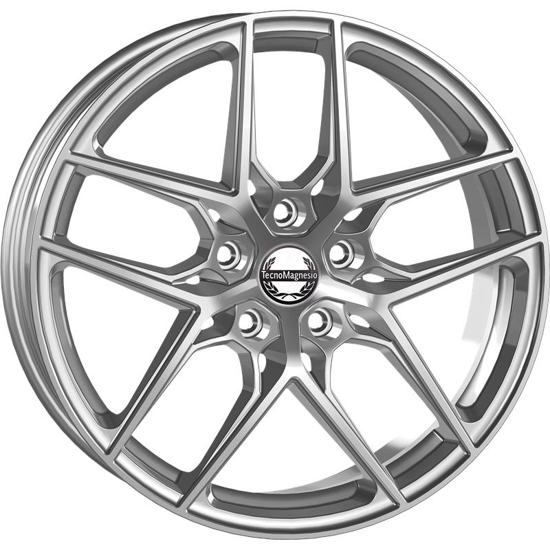 aCerchi in Lega TECNOMAGNESIO Vulcano Silver 5 fori 17\" 7.5X17 ET40 5x114.3