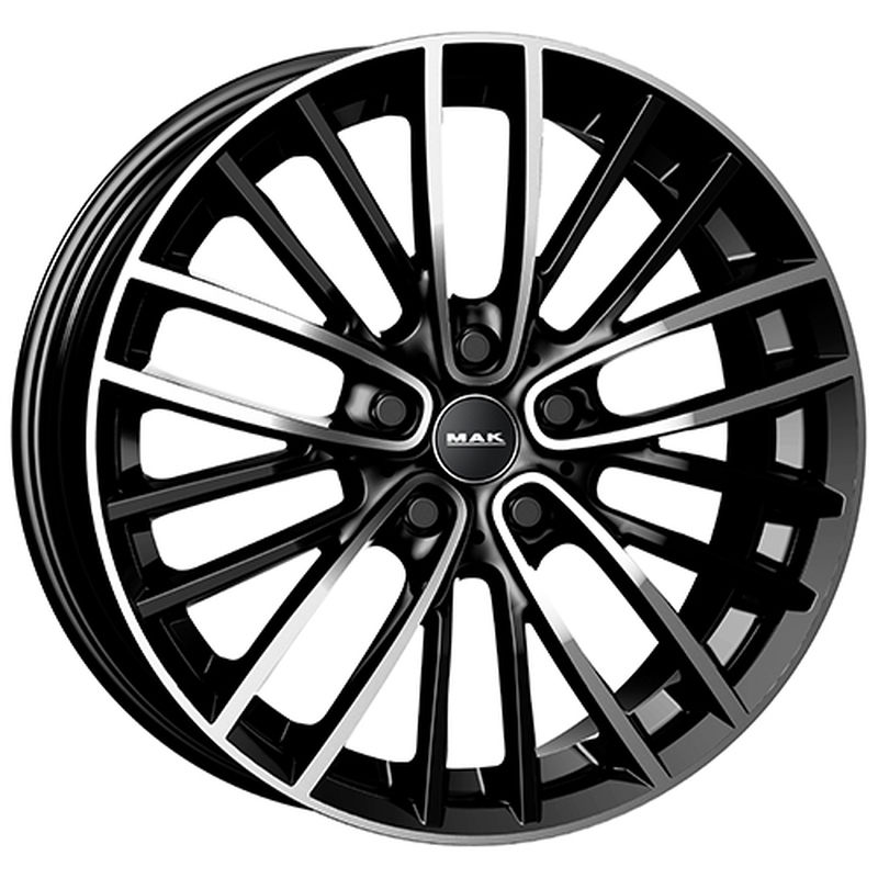 Cerchi in Lega MAK Chelsea Black Mirror 5 fori 18\" 7.5X18 ET42 5x112