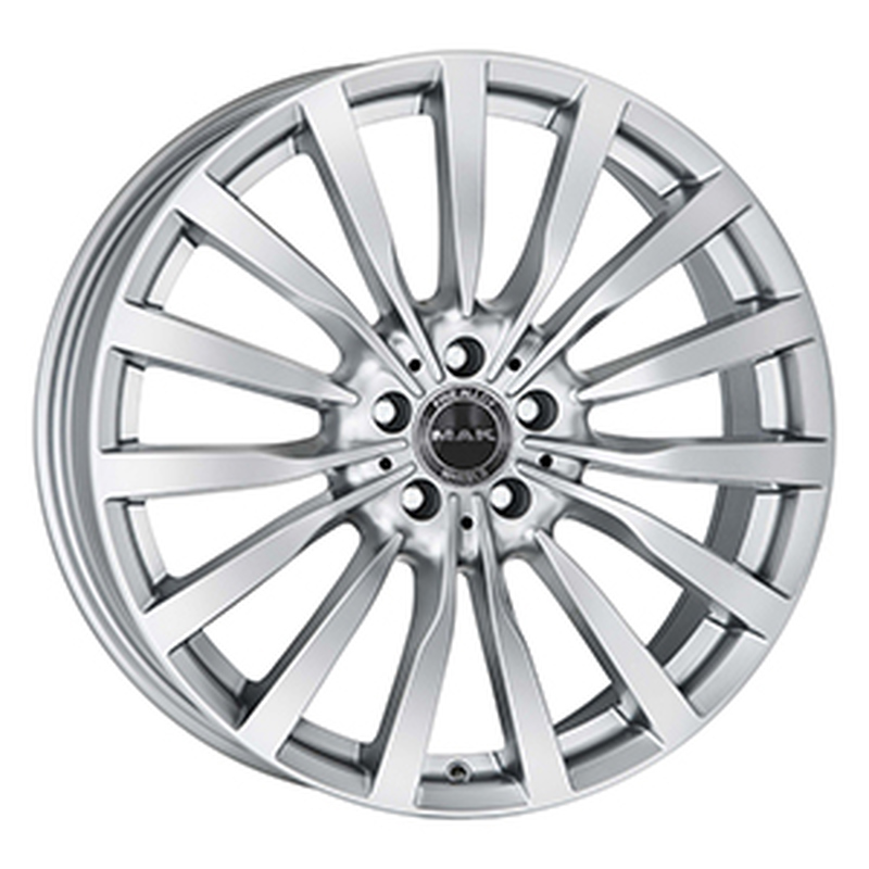Cerchi in Lega MAK Krone Silver 5 fori 20\" 9X20 ET41 5x112