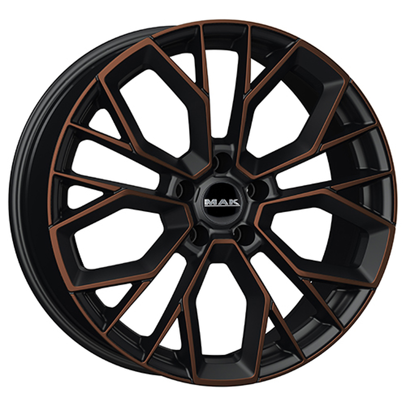 aCerchi in Lega MAK Stilo Black And Bronze 5 fori 18\" 8X18 ET39 5x112