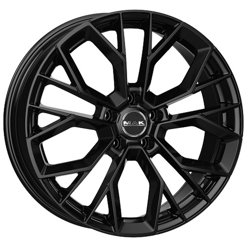 aCerchi in Lega MAK Stilo Glossy Black 5 fori 19\" 8.5X19 ET40 5x114.3