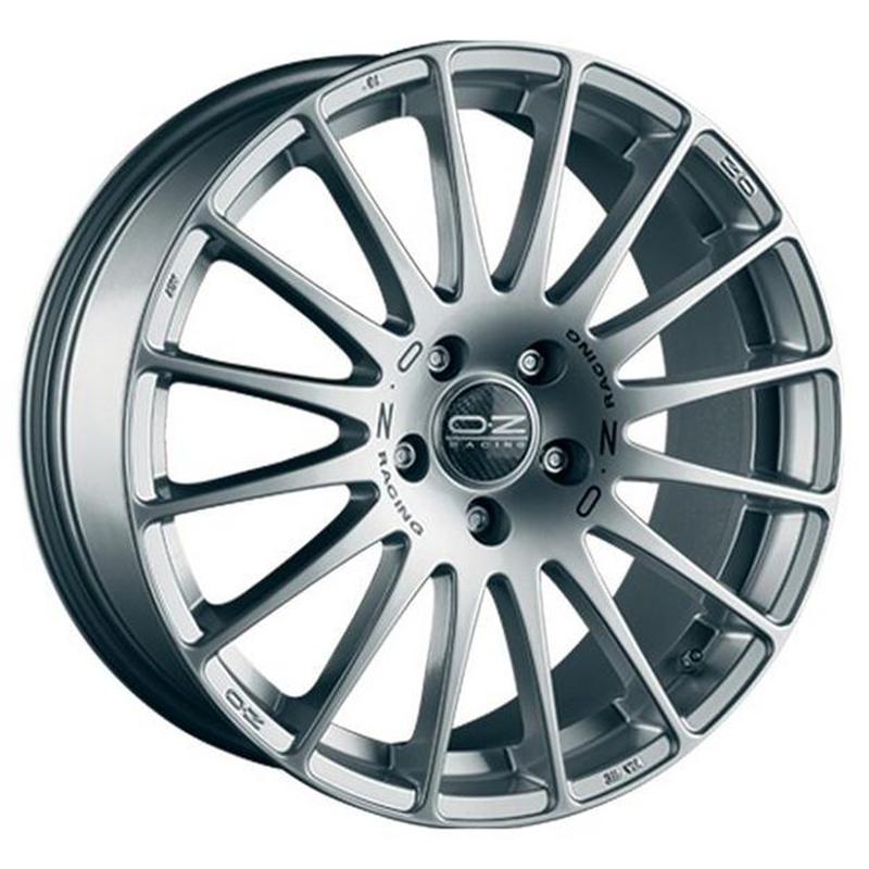 aCerchi in Lega OZ RACING Superturismo gt Matt Race Silver 5 fori 17\" 7X17 ET38 5x100