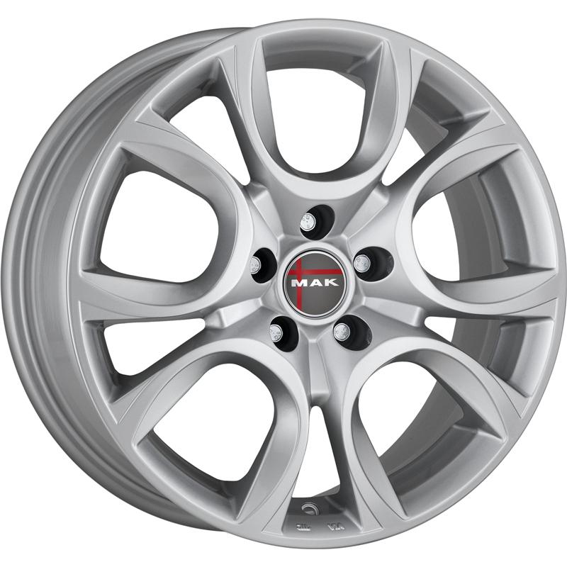 aCerchi in Lega MAK Torino Silver 4 fori 15\" 6X15 ET43 4x100