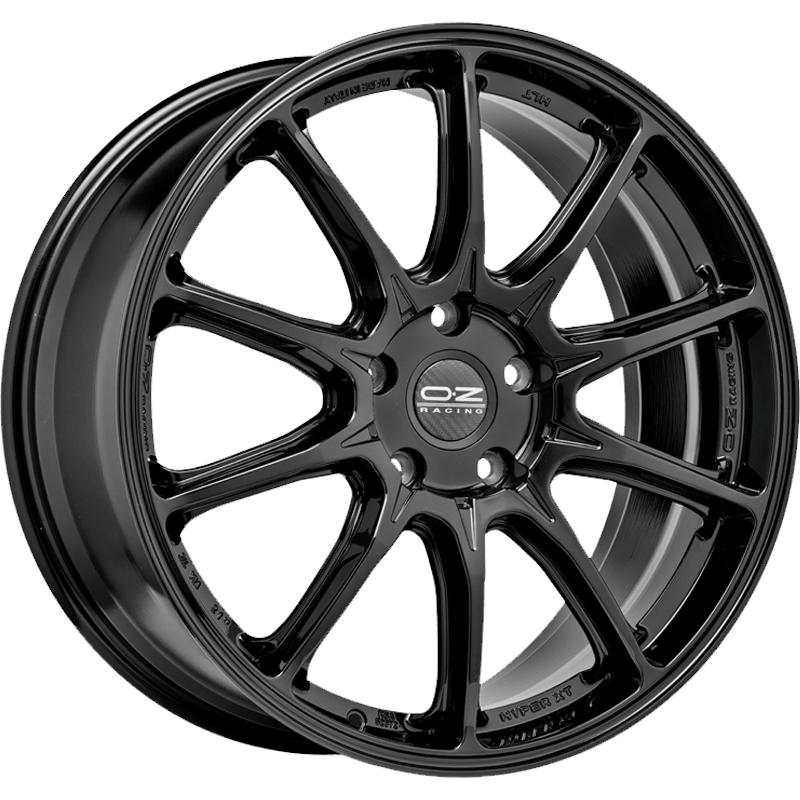 aCerchi in Lega OZ RACING Hyper Xt Hlt Glossy Black 5 fori 22\" 10X22 ET28 5x130