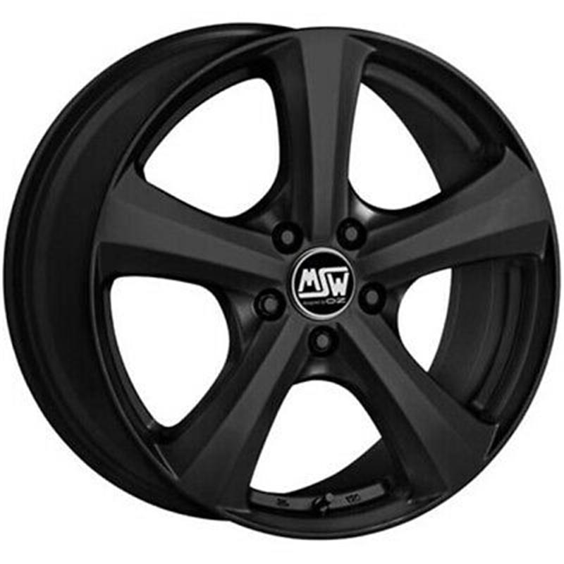 aCerchi in Lega MSW Msw 19 Van Matt Black 5 fori 16\" 6.5X16 ET50 5x112