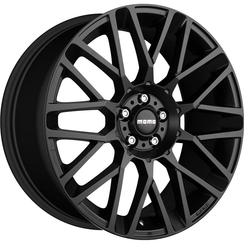 aCerchi in Lega MOMO WHEELS Revenge Nero Opaco 5 fori 18\" 8X18 ET42 5x114.3