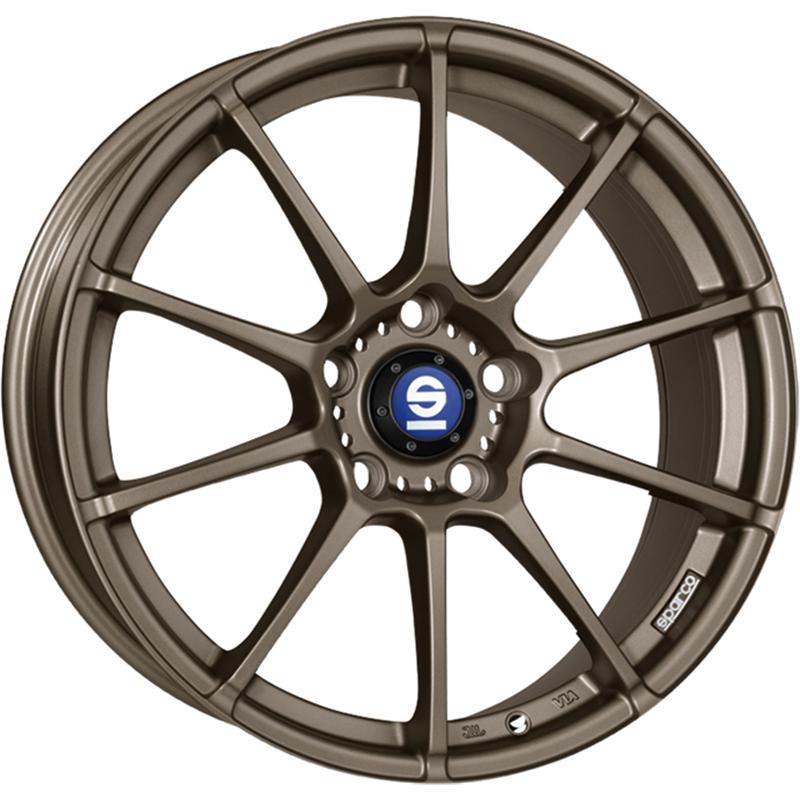 aCerchi in Lega SPARCO Assetto Gara Matt Bronze 5 fori 17\" 7.5X17 ET45 5x114.3