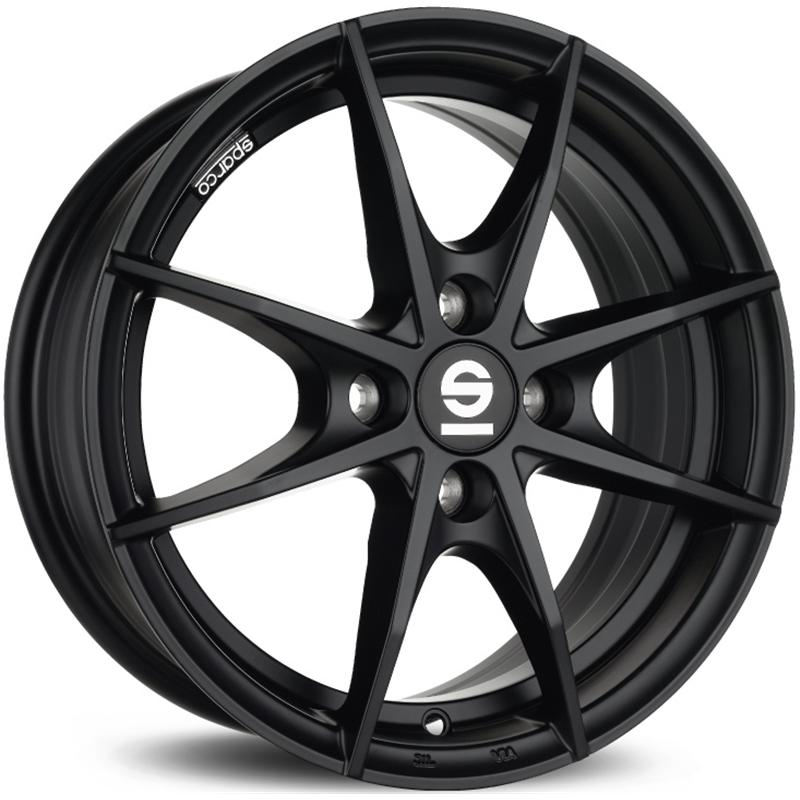 Cerchi in Lega SPARCO Trofeo 4 Matt Black 4 fori 14 6X14 ET35