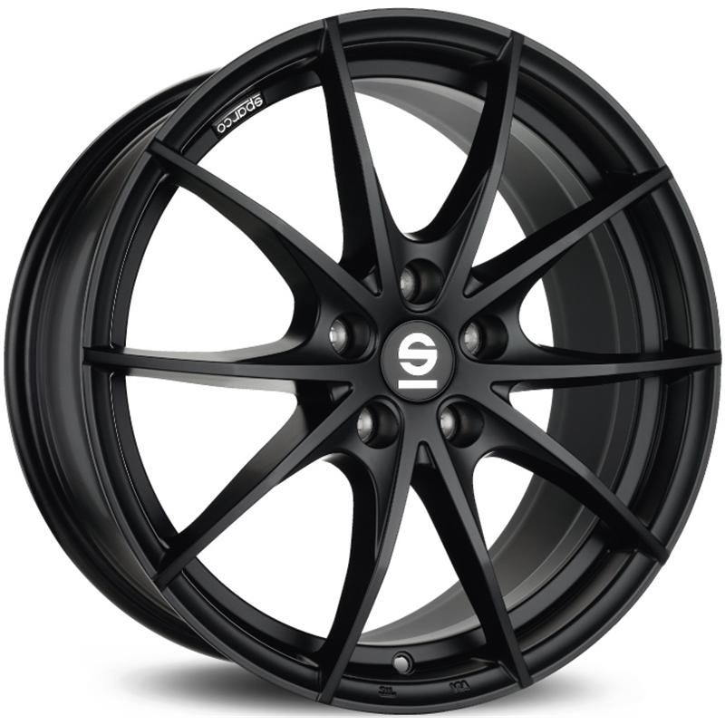 Cerchi in Lega SPARCO Trofeo 5 Matt Black 5 fori 18 8X18 ET45